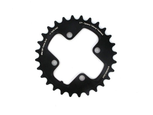 Przejdź do produktu Zębatka Stronglight CT2 typ FC-M980/FC-M985  64mm 2x10s wewnętrzna, czarny 26