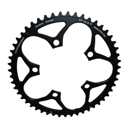Zębatka Stronglight 5083-7075 typ S 130mm 10s zewnętrzna, czarny 56 - rove.pl
