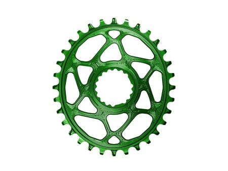 Zębatka Absoluteblack Oval Cannondale Direct Mount zielony 30 - rove.pl