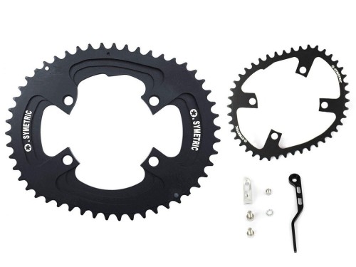 Przejdź do produktu Zębatki Osymetric FC-R9100/8000 110mm zewnętrzna, czarny 54/44, zestaw