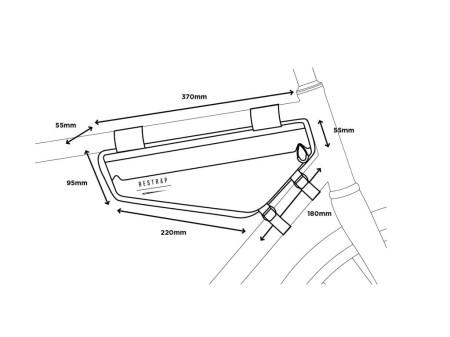 Torba na ramę Restrap Race Frame Bag - rove.pl