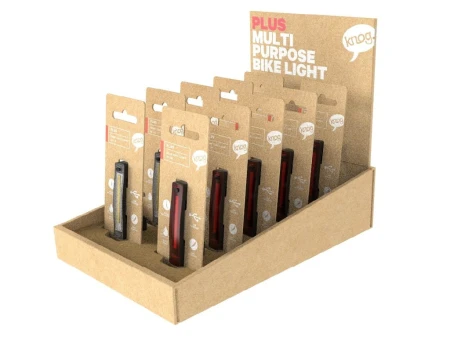 Lampa Knog Plus zestaw 20szt (10szt przód, 10szt tył), czarny - rove.pl