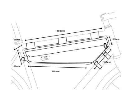 Torba na ramę Restrap Race Frame Bag Large - rove.pl