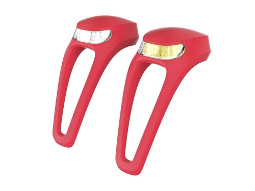 Przejdź do produktu Lampa Knog Frog V3 Twinpack przód+tył czerwony