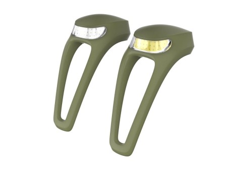Lampa Knog Frog V3 Twinpack przód+tył zielony - rove.pl