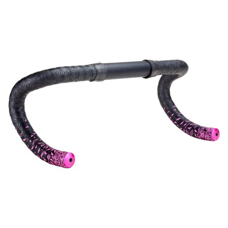 Owijka Supacaz Super Sticky Kush - Star Fade - Neon Pink + Ano Pink Plugs - rove.pl