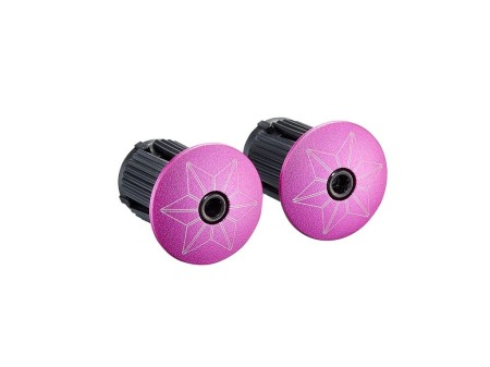 Owijka Supacaz Super Sticky Kush - Star Fade - Neon Pink + Ano Pink Plugs - rove.pl