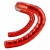 Owijka Supacaz Prizmatik - Red + Ano Red Plugs - rove.pl