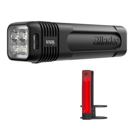 Lampa Knog Blinder Pro 600 + Knog Plus tył - rove.pl
