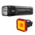 Lampa Knog Blinder Pro 900 + Blinder Square tył - rove.pl