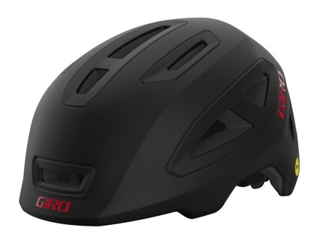 Kask dziecięcy GIRO SCAMP II matte black red roz. XS (45-49 cm) (NEW 2024) - rove.pl