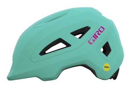 Kask dziecięcy GIRO SCAMP II matte screaming teal bright pink roz. XS (45-49 cm) (NEW 2024) - rove.pl
