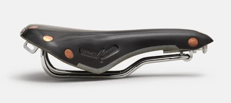 Siodełko BROOKS SWIFT, Black, Steel Rail, Waga 510g, Linia Leather - rove.pl