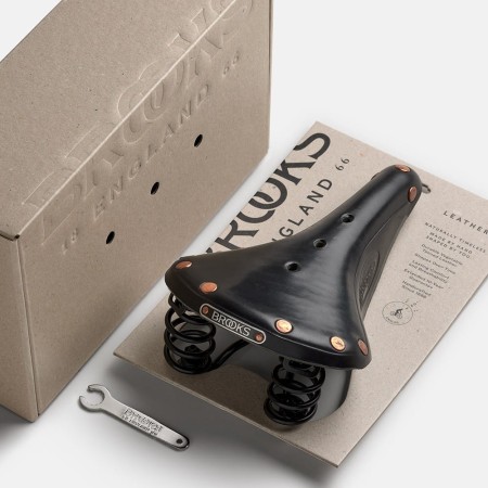 Siodełko BROOKS FLYER SPECIAL, Black, Steel Rail, Waga 890g, Linia Leather - rove.pl