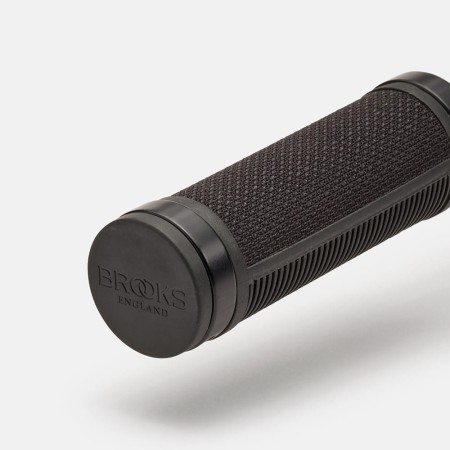 Chwyty BROOKS CAMBIUM RUBBER GRIPS, All Black, Rozmiar 100/100 - rove.pl