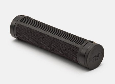 Chwyty BROOKS CAMBIUM RUBBER GRIPS, All Black, Rozmiar 130/100 - rove.pl