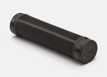 Chwyty BROOKS CAMBIUM RUBBER GRIPS, All Black, Rozmiar 130/130 - rove.pl