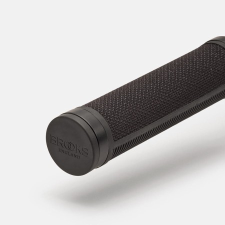 Chwyty BROOKS CAMBIUM RUBBER GRIPS, All Black, Rozmiar 130/130 - rove.pl