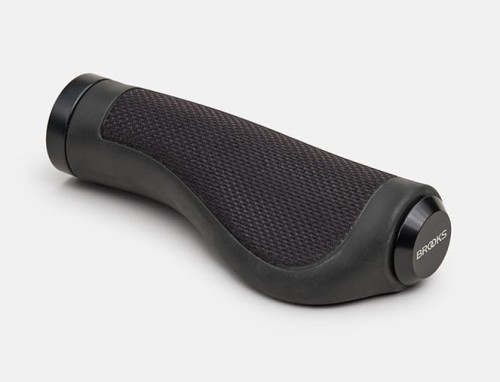 Przejdź do produktu Chwyty BROOKS ERGONOMIC RUBBER GRIPS, Black, Rozmiar 130/130
