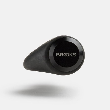 Chwyty BROOKS ERGONOMIC RUBBER GRIPS, Black, Rozmiar 130/100 - rove.pl