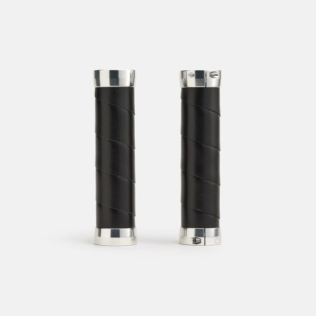 Chwyty BROOKS SLENDER LEATHER GRIPS, Black, Rozmiar 130/130 - rove.pl