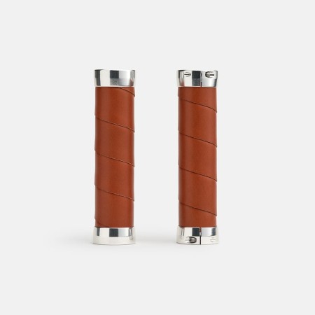 Chwyty BROOKS SLENDER LEATHER GRIPS, Honey, Rozmiar 130/130 - rove.pl