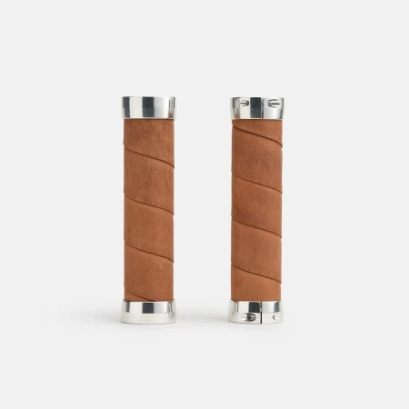 Chwyty BROOKS SLENDER LEATHER GRIPS, Aged, Rozmiar 130/130 - rove.pl