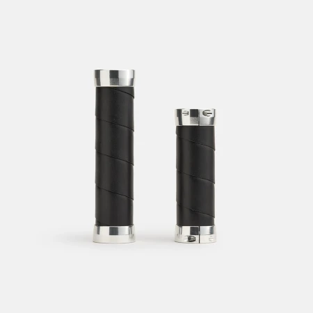 Chwyty BROOKS SLENDER LEATHER GRIPS, Black, Rozmiar 130/100 - rove.pl