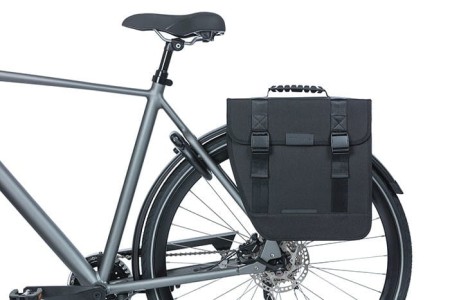 Sakwa miejska pojedyncza BASIL TOUR SINGLE PANNIER BAG LEFT 14L,  Hook On System, wodoodporna left black - rove.pl
