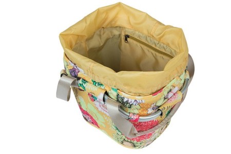 Kosz na tylny bagażnik BASIL BLOOM FIELD CARRY ALL REAR BASKET, KF System 22L, honey yellow - rove.pl