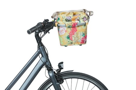 Kosz na tylny bagażnik BASIL BLOOM FIELD CARRY ALL REAR BASKET, KF System 22L, honey yellow - rove.pl