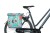 Sakwa podwójna na bagażnik BASIL BLOOM FIELD DOUBLE PANNIER BAG 28-35L, Universal Bridge System, sky blue - rove.pl