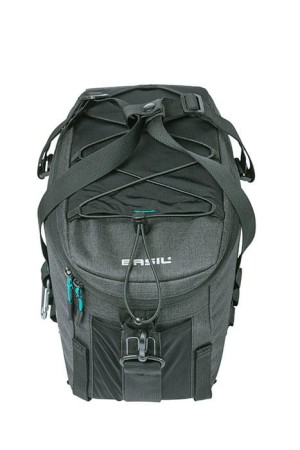 Torba na bagażnik BASIL DISCOVERY 365D TRUNKBAG M 9L, wodoodporna black melee - rove.pl