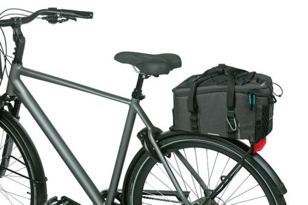Torba na bagażnik BASIL DISCOVERY 365D TRUNKBAG M 9L, wodoodporna black melee - rove.pl