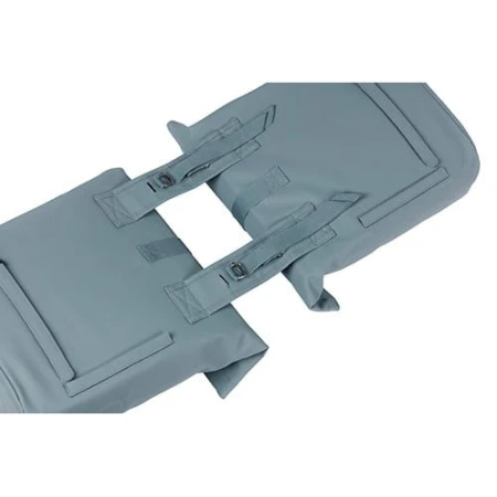 Sakwa miejska podwójna BASIL CITY DOUBLE PANNIER BAG 28-32L, Universal Bridge System, graphite blue - rove.pl