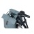 Sakwa miejska podwójna BASIL CITY DOUBLE PANNIER BAG 28-32L, Universal Bridge System, graphite blue - rove.pl