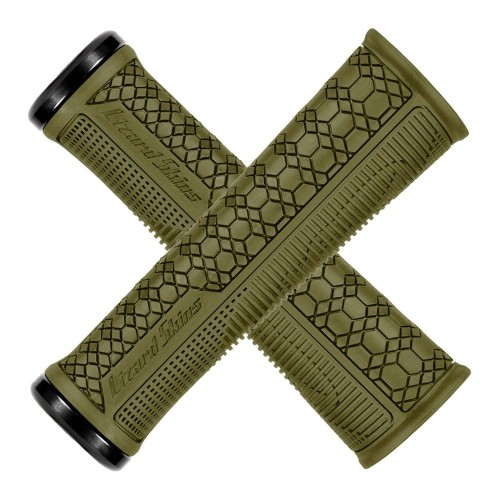 Przejdź do produktu Chwyty kierownicy LIZARDSKINS Single-Clamp Lock-On GRADIENT 36.5mm 136mm 115g - Olive Green