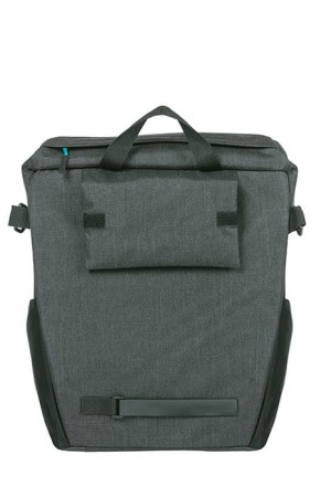 Sakwa pojedyncza BASIL DISCOVERY 365D SINGLE PANNIER BAG L 20L, Hook On System, wodoodporna black melee - rove.pl