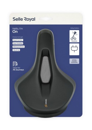 Siodło SELLEROYAL ON OPEN MODERATE 60st. żelowe + elastomery unisex - rove.pl