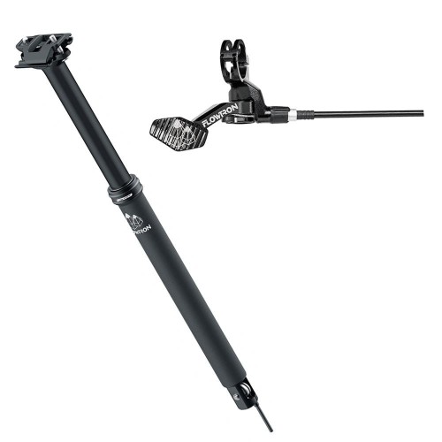 Przejdź do produktu Sztyca FSA Flowtron SB0 31.6, skok 175mm, manetka flat bar B2