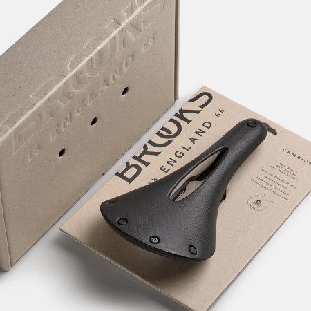 Siodełko BROOKS C15, Black, Steel Rail, Waga 450g, Linia Cambium (NEW)