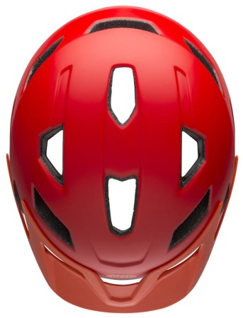 Kask juniorski BELL SIDETRACK INTEGRATED MIPS matte red orange roz. Uniwersalny (50–57 cm) (NEW) - rove.pl