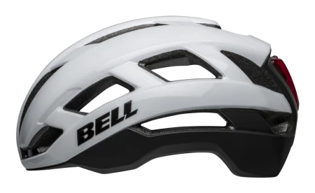 Kask gravel szosowy BELL FALCON XR LED INTEGRATED MIPS matte gloss white black roz. S (51-55 cm) - rove.pl