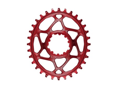 Zębatka Absoluteblack Oval Sram Direct Mount GXP 6mm offset, czerwony 28 - rove.pl