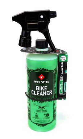 Płyn do mycia roweru WELDTITE BIKE CLEANER LIME SPRAY 1L WITH 30ML RELOAD, Zestaw z koncentratem 30ml (NEW 2025) - rove.pl