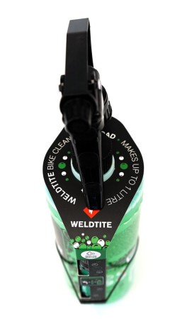 Płyn do mycia roweru WELDTITE BIKE CLEANER LIME SPRAY 1L WITH 30ML RELOAD, Zestaw z koncentratem 30ml (NEW 2025) - rove.pl