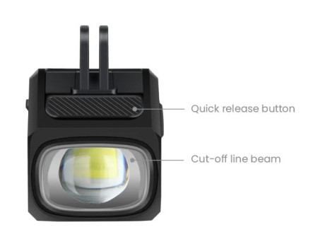 Lampka przednia MAGICSHINE EVO 1100 BLACK, 1100 lumenów, Czarna, Z Uchwytem (NEW 2025) - rove.pl