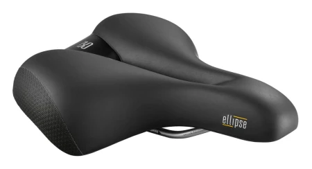 Siodło SELLEROYAL ELLIPSE RELAXED 90st. żelowe + elastomery, ergonomiczny kanał, unisex, 638g (NEW) - rove.pl
