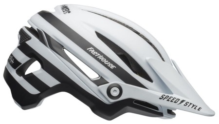 Kask mtb BELL SIXER INTEGRATED MIPS fasthouse stripes matte white black roz. S (52–56 cm) (NEW). - rove.pl