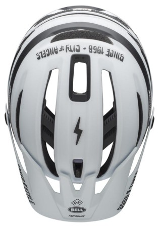 Kask mtb BELL SIXER INTEGRATED MIPS fasthouse stripes matte white black roz. S (52–56 cm) (NEW). - rove.pl